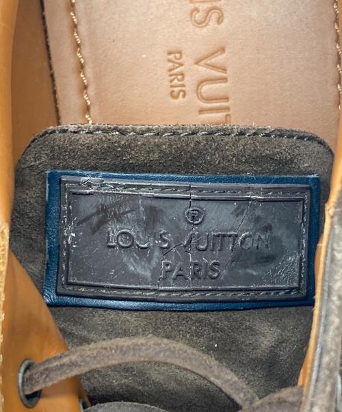 LOUIS VUITTON（ルイ ヴィトン）LOUIS VUITTON (ルイ ヴィトン) スウェードシューズ ブラウン サイズ:7 1/2の古着・服飾アイテム