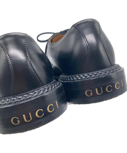 GUCCI（グッチ）GUCCI (グッチ) ダービーシューズ ブラック サイズ:7の古着・服飾アイテム