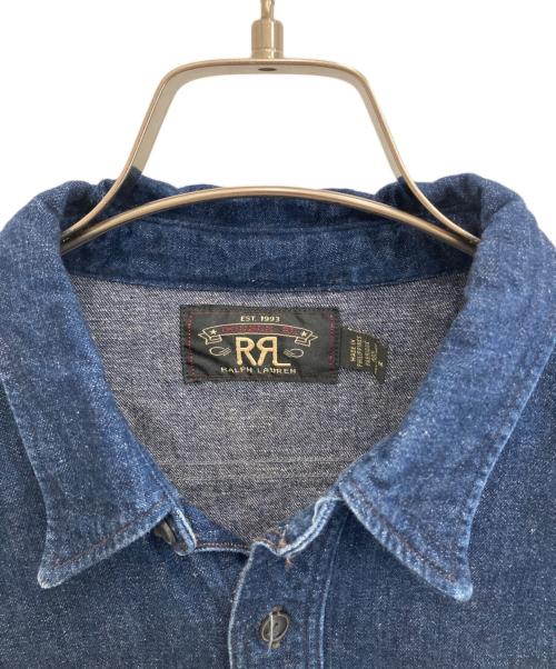 RRL（ダブルアールエル）RRL (ダブルアールエル) デニムシャツ インディゴ サイズ:Mの古着・服飾アイテム