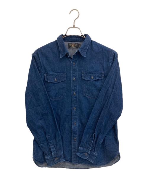 RRL（ダブルアールエル）RRL (ダブルアールエル) デニムシャツ インディゴ サイズ:Mの古着・服飾アイテム