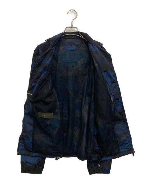 VALENTINO（ヴァレンティノ）VALENTINO (ヴァレンティノ) ナイロンジャケット ネイビー サイズ:44の古着・服飾アイテム