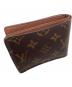 中古・古着 LOUIS VUITTON (ルイ ヴィトン) 2つ折り財布 ブラウン：22000円