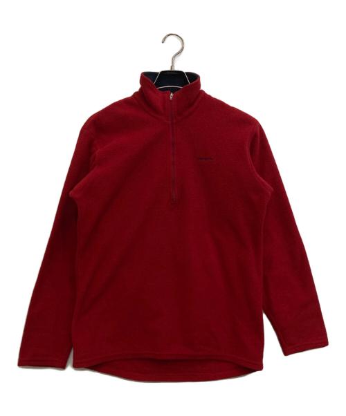 Patagonia（パタゴニア）Patagonia (パタゴニア) ハーフジップフリースプルオーバー レッド サイズ:Sの古着・服飾アイテム