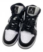 NIKEナイキ）の古着「エア ジョーダン 1 MID」｜ホワイト×ブラック
