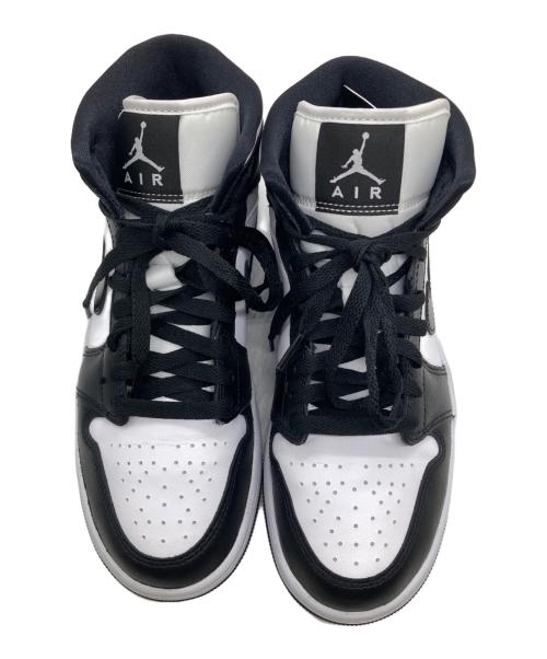 NIKE（ナイキ）NIKE (ナイキ) エア ジョーダン 1 MID ホワイト×ブラック サイズ:25の古着・服飾アイテム