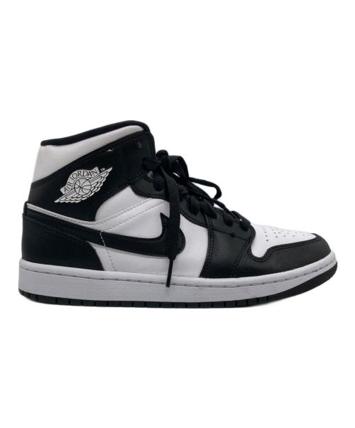 NIKE（ナイキ）NIKE (ナイキ) エア ジョーダン 1 MID ホワイト×ブラック サイズ:25の古着・服飾アイテム