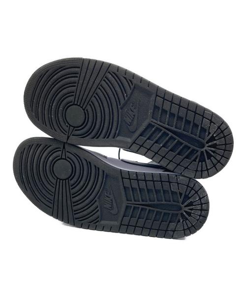 NIKE（ナイキ）NIKE (ナイキ) エア ジョーダン 1 MID ホワイト×ブラック サイズ:25の古着・服飾アイテム
