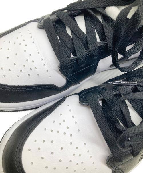 NIKE（ナイキ）NIKE (ナイキ) エア ジョーダン 1 MID ホワイト×ブラック サイズ:25の古着・服飾アイテム