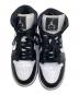 NIKE (ナイキ) エア ジョーダン 1 MID ホワイト×ブラック サイズ:25：9000円