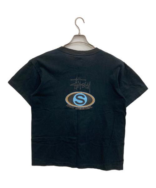 stussy（ステューシー）stussy (ステューシー) プリントTシャツ ブラック サイズ:Mの古着・服飾アイテム