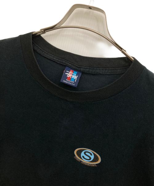 stussy（ステューシー）stussy (ステューシー) プリントTシャツ ブラック サイズ:Mの古着・服飾アイテム