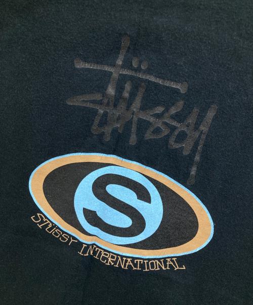 stussy（ステューシー）stussy (ステューシー) プリントTシャツ ブラック サイズ:Mの古着・服飾アイテム