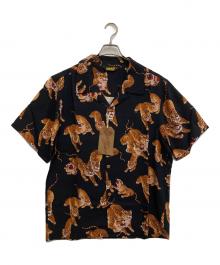 TENDERLOIN(合同会社テンダーロイン)（テンダーロイン（ゴウドウガイシャ テンダーロイン））の古着「ONE HUNDRED TIGERS ALOHA SHIRTS」｜ブラック