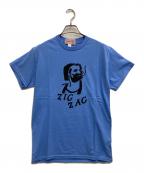 TENDERLOIN(合同会社テンダーロイン)テンダーロイン（ゴウドウガイシャ テンダーロイン））の古着「ZIGZAG T-SHIRTS」｜スカイブルー