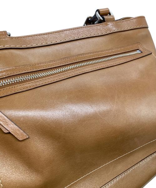 COACH（コーチ）COACH (コーチ) レザーハンドバッグ ブラウンの古着・服飾アイテム