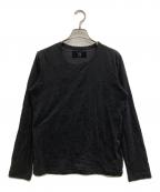 Y'sワイズ）の古着「WRINKLE JERSEY Y'S STITCH LONG SLEEVE T」｜グレー