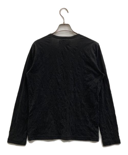 Y's（ワイズ）Y's (ワイズ) WRINKLE JERSEY Y'S STITCH LONG SLEEVE T グレー サイズ:2の古着・服飾アイテム