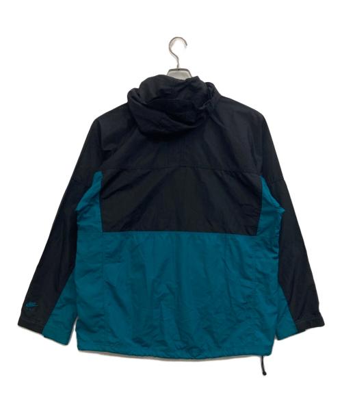 NIKE ACG（ナイキエーシージー）NIKE ACG (ナイキエーシージー) アノラックパーカー ブルー×ブラック サイズ:Lの古着・服飾アイテム