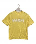 MARNIマルニ）の古着「マルニレタリングプリントT」｜イエロー