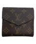 LOUIS VUITTON (ルイ ヴィトン) 2つ折り財布 ブラウン：6000円