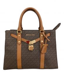 MICHAEL KORS（マイケルコース）の古着「ヌーボー ハミルトン サッチェル 2WAYバッグ」｜ブラウン