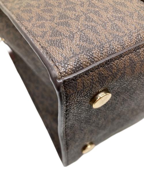 MICHAEL KORS（マイケルコース）MICHAEL KORS (マイケルコース) ヌーボー ハミルトン サッチェル 2WAYバッグ ブラウンの古着・服飾アイテム