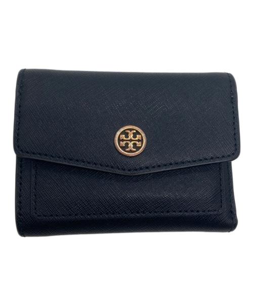 TORY BURCH（トリーバーチ）TORY BURCH (トリーバーチ) 3つ折り財布 ブラックの古着・服飾アイテム