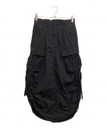 STUDIOUS（ステュディオス）の古着「Drawstring Cargo Skirt」｜ブラウン