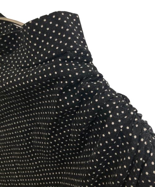 BELPER（ベルパー）BELPER (ベルパー) DOT TWISTED TOP ブラック サイズ:1の古着・服飾アイテム