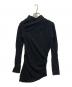 BELPER（ベルパー）の古着「DOT TWISTED TOP」｜ブラック