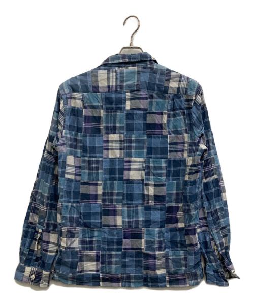 POLO RALPH LAUREN（ポロ・ラルフローレン）POLO RALPH LAUREN (ポロ・ラルフローレン) パッチワークシャツ ネイビー サイズ:Sの古着・服飾アイテム