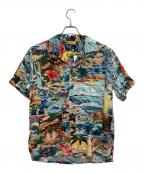 POLO RALPH LAURENポロ・ラルフローレン）の古着「パッチワーク ハワイアンシャツ」｜マルチカラー