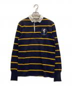POLO RALPH LAURENポロ・ラルフローレン）の古着「ラグビーシャツ」｜ネイビー