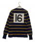 POLO RALPH LAUREN (ポロ・ラルフローレン) ラグビーシャツ ネイビー サイズ:S：5000円