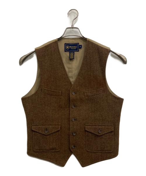 RALPH LAUREN（ラルフローレン）RALPH LAUREN (ラルフローレン) ツイードベスト ブラウン サイズ:Mの古着・服飾アイテム