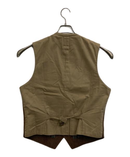 RALPH LAUREN（ラルフローレン）RALPH LAUREN (ラルフローレン) ツイードベスト ブラウン サイズ:Mの古着・服飾アイテム