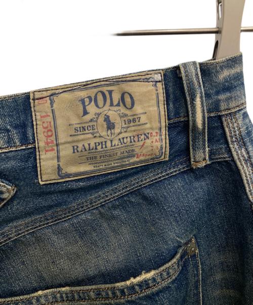 POLO RALPH LAUREN（ポロ・ラルフローレン）POLO RALPH LAUREN (ポロ・ラルフローレン) デニムパンツ インディゴ サイズ:SIZE W32×L32の古着・服飾アイテム