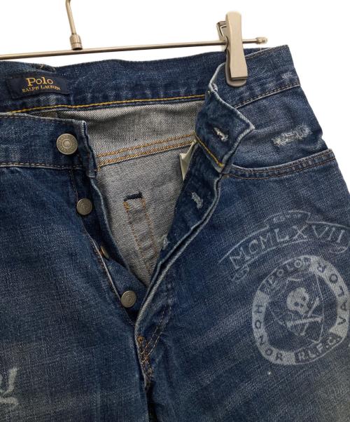 POLO RALPH LAUREN（ポロ・ラルフローレン）POLO RALPH LAUREN (ポロ・ラルフローレン) デニムパンツ インディゴ サイズ:SIZE W32×L32の古着・服飾アイテム