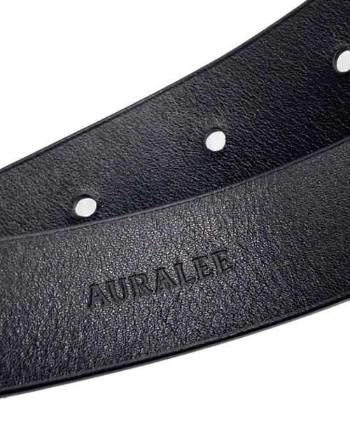 AURALEE（オーラリー）AURALEE (オーラリー) SQUARE BUCKLE BELT ブラック サイズ:Mの古着・服飾アイテム