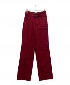 LITTLEBIGリトルビッグ）の古着「Cotton Gurkha Trousers」｜レッド