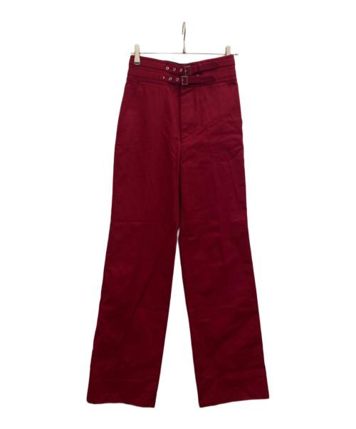LITTLEBIG（リトルビッグ）LITTLEBIG (リトルビッグ) Cotton Gurkha Trousers レッド サイズ:SIZE 44の古着・服飾アイテム
