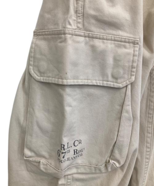 RALPH LAUREN（ラルフローレン）RALPH LAUREN (ラルフローレン) カーゴパンツ アイボリー サイズ:W32×L32の古着・服飾アイテム