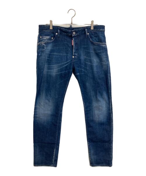 DSQUARED2（ディースクエアード）DSQUARED2 (ディースクエアード) SKATER JEAN インディゴ サイズ:52の古着・服飾アイテム