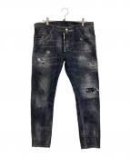 DSQUARED2ディースクエアード）の古着「SKATER JEAN」｜ブラック