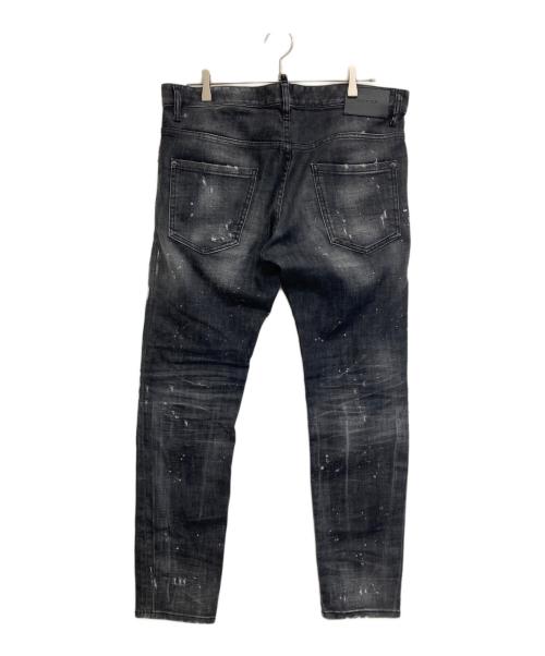 DSQUARED2（ディースクエアード）DSQUARED2 (ディースクエアード) SKATER JEAN ブラック サイズ:50の古着・服飾アイテム