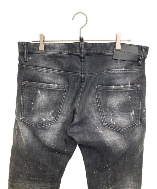 DSQUARED2（ディースクエアード）DSQUARED2 (ディースクエアード) SKATER JEAN ブラック サイズ:50の古着・服飾アイテム