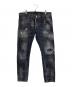 DSQUARED2（ディースクエアード）の古着「SKATER JEAN」｜ブラック
