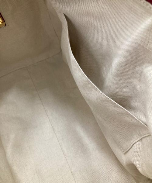 GUCCI（グッチ）GUCCI (グッチ) DORAEMON (ドラエモン) ダッフルバッグ レッド×ブラウンの古着・服飾アイテム