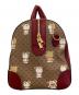 GUCCI (グッチ) DORAEMON (ドラエモン) ダッフルバッグ レッド×ブラウン：180000円