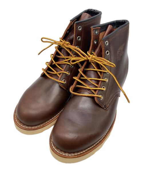 RED WING（レッドウィング）RED WING (レッドウィング) 8158プレーントゥブーツ ブラウン サイズ:US9の古着・服飾アイテム